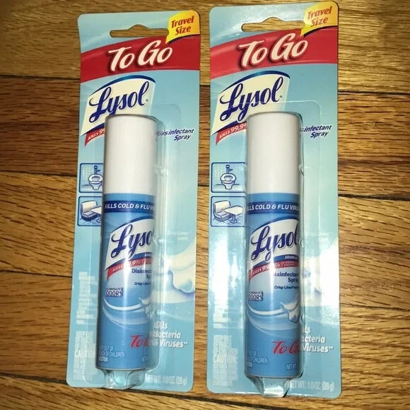 Lysol To Go Disinfectant Sprays 2X