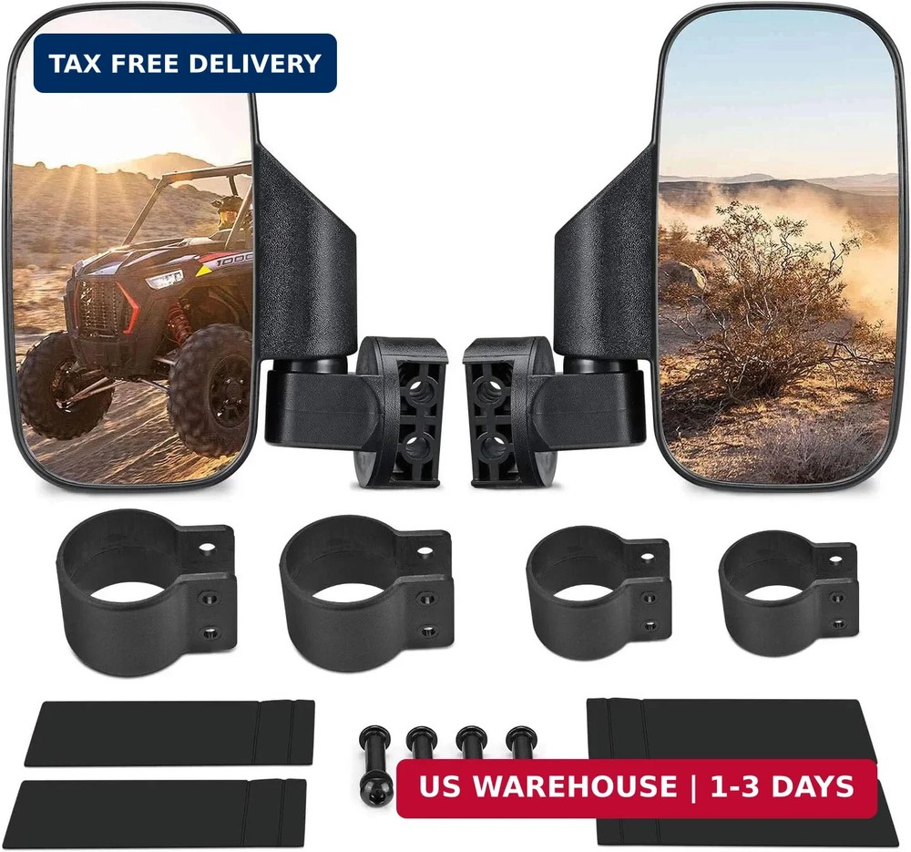 UTV Side Mirrors with 1.75