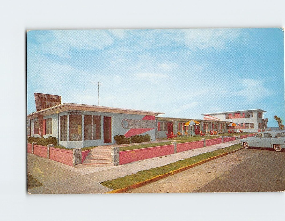 Postcard The Sea Ranch Motel Jacksonville Beach Florida