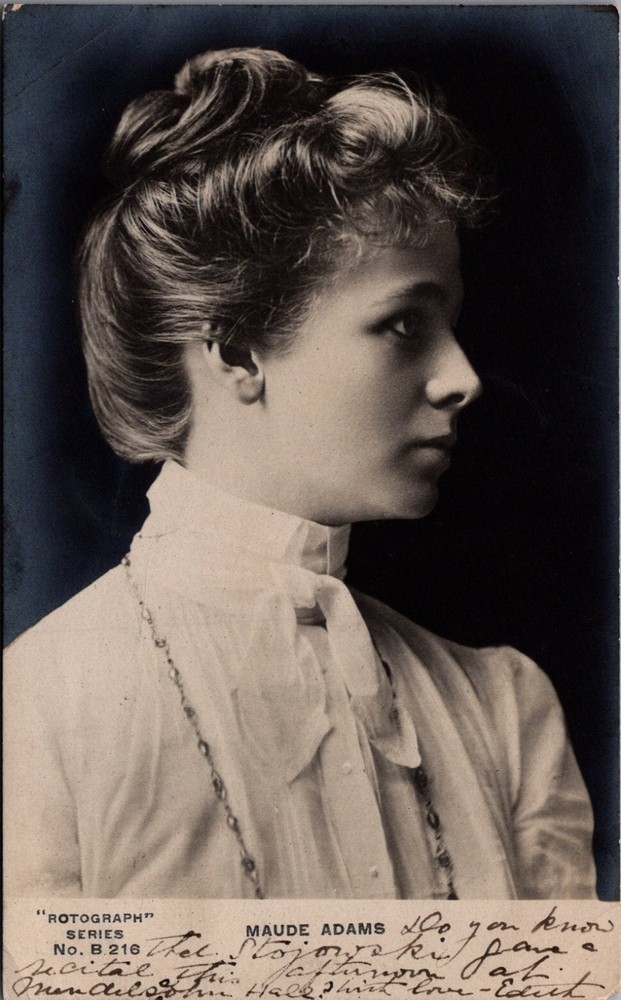 Maude Adams Rotograph RPPC Postcard 1906 New York Actress Portrait