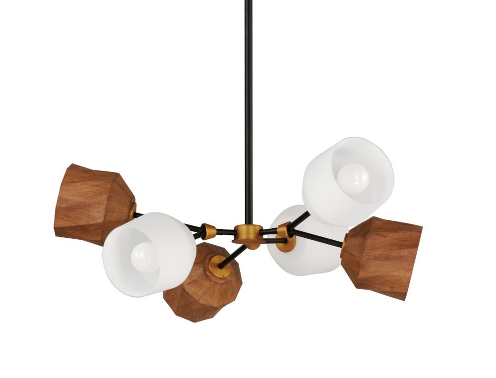 Maxim 28276 Akimbo 6-Light 31-Inch Wide Multicolor LED Chandelier