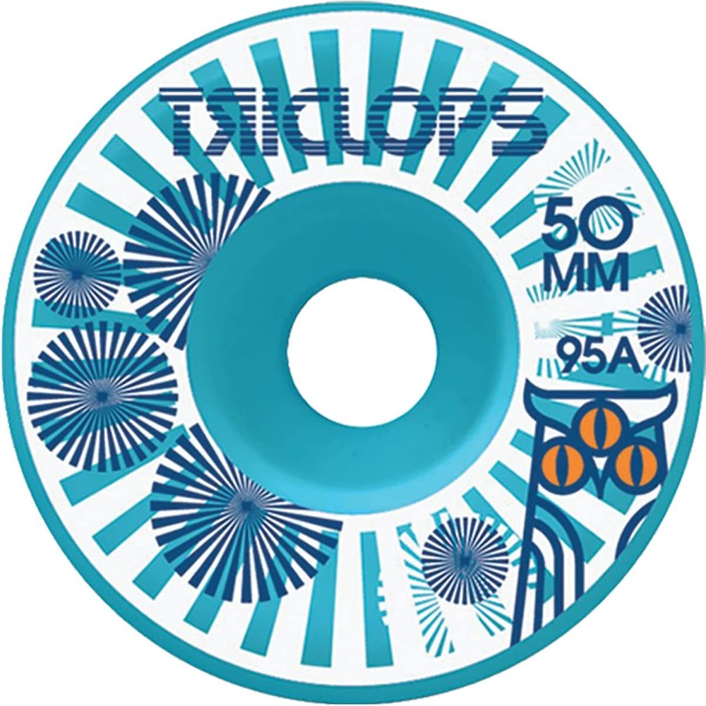 Triclops Burst 50mm 95a Blue Skateboard Wheels (Set of 4)