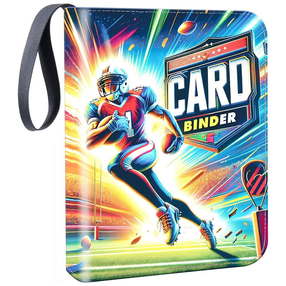 900-Pocket Trading Card Binder with Sleeves for Football & Sports Cards
