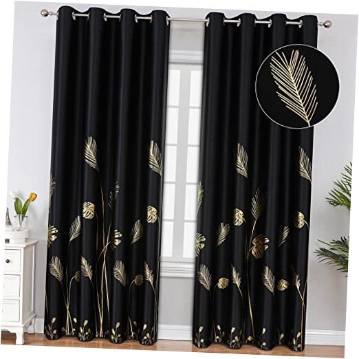 2 Curtain Panels Set Designed 52