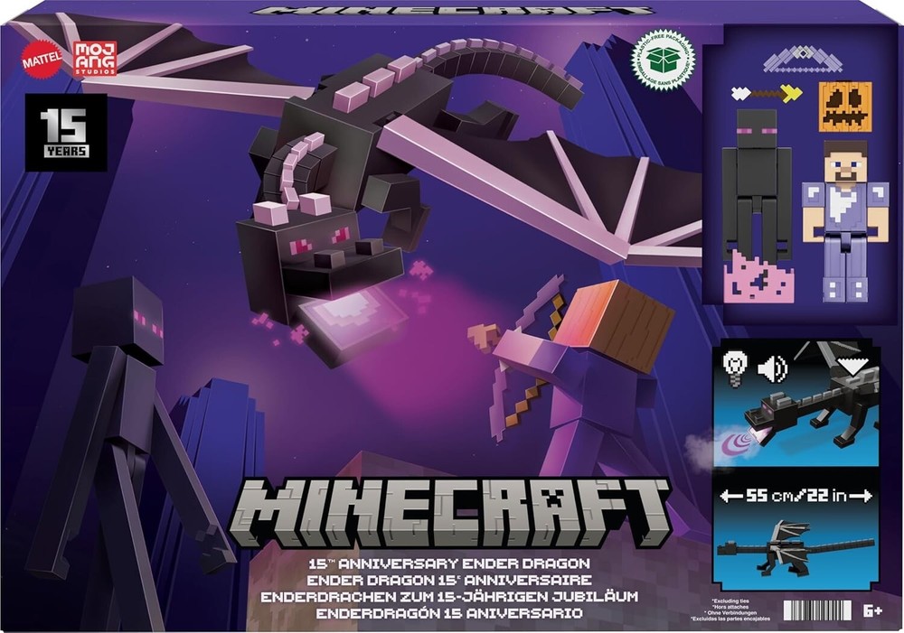 Minecraft Ender Dragon 15th Anniversary Edition Action Figure