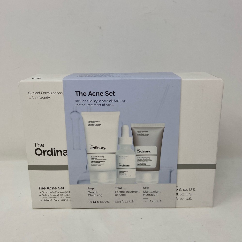 The Ordinary The Acne Set 3-Piece Regimen - Cleanser 50ml + Salicylic Acid 2%