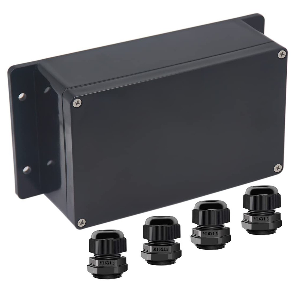 IP65 Waterproof Electrical Junction Box ABS Plastic Project Enclosure 200x120mm-image