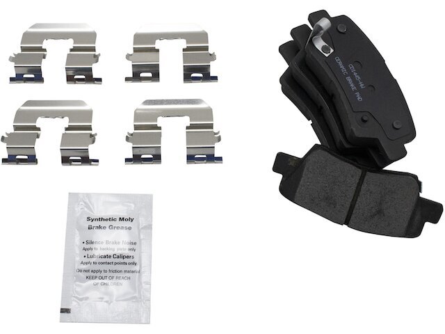 TRQ Rear Brake Pads for 2013-2016 Hyundai Elantra GT 19XHWB