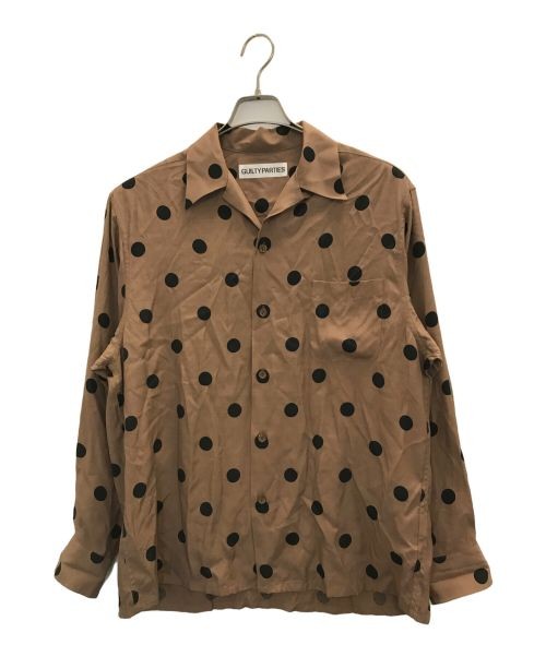 Wacko Maria Medium Open Collar Dot Pattern Stylish Shirt