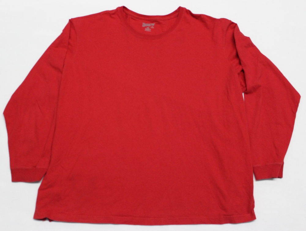 Duluth Trading Co. Longtail T Men's T-Shirt Size 4XL Red Long Sleeve Workwear