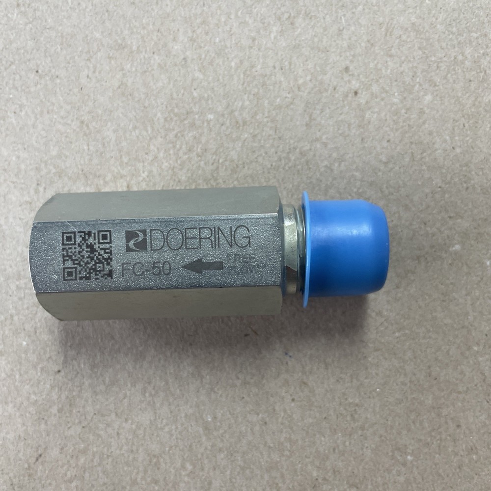 Doering FC-50 Inline Check Valve for Secure Flow Control