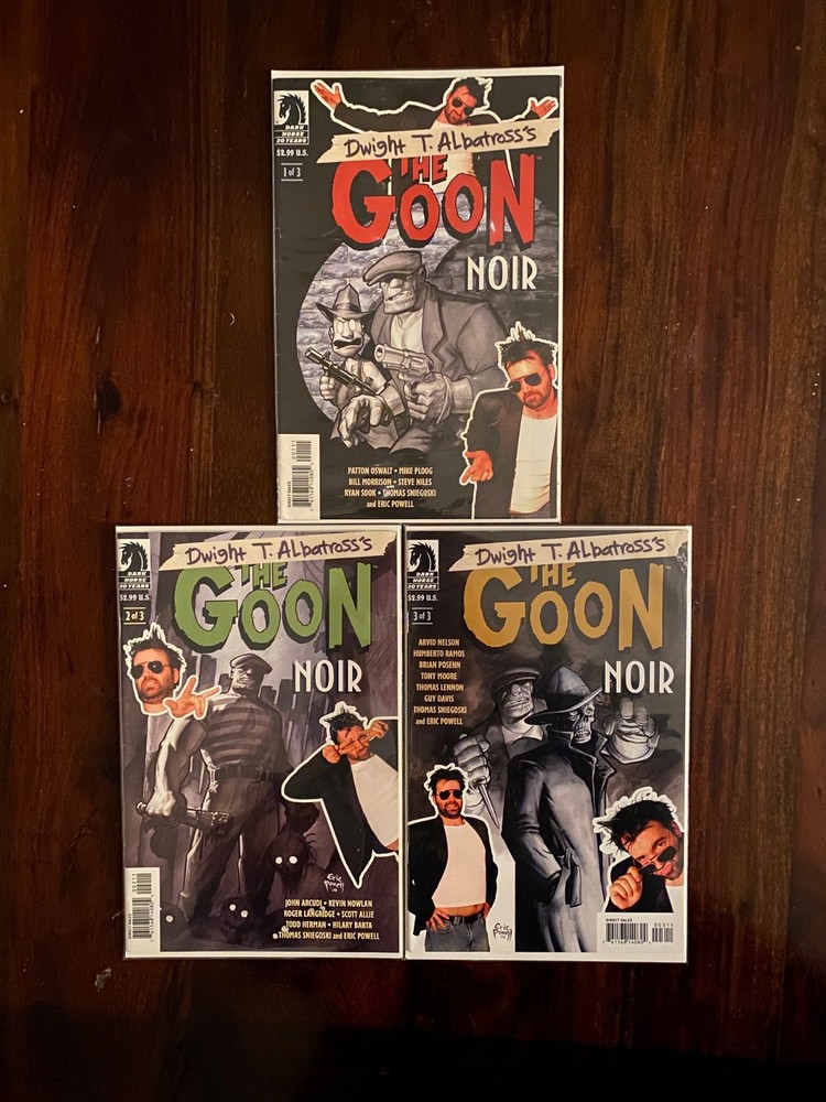 The Goon: Noir #1-3 Dark Horse Comics (Eric Powell, etc.)