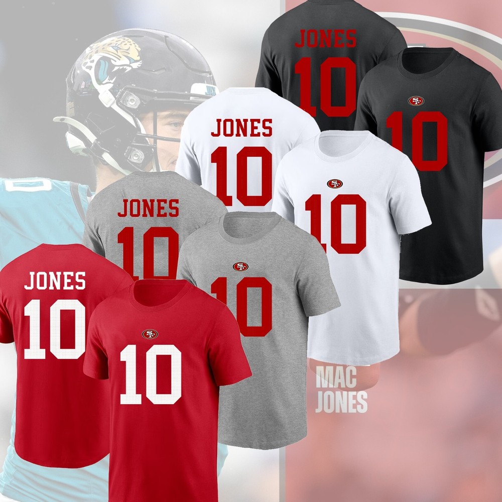 Mac Jones 10 San Francisco 49ers Jersey Fan Gift