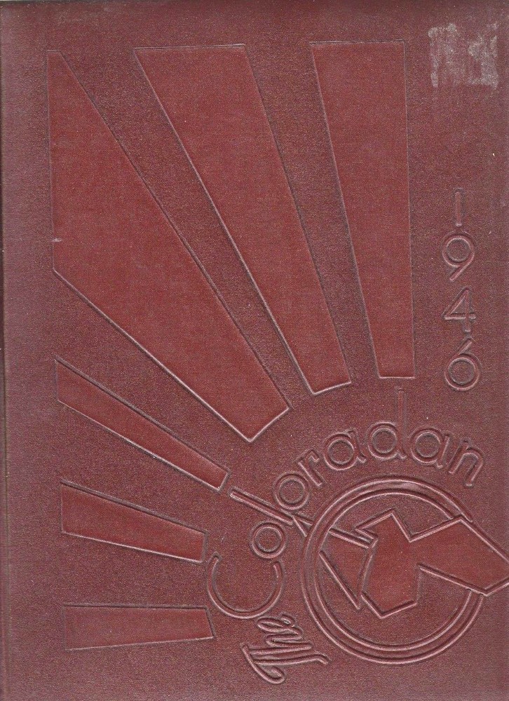Original 1946 Coloradan - University Of Colorado Yearbook-Boulder-CU Buffaloes