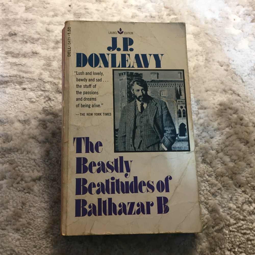 The Beastly Beatitudes Of Balthazar Humor Paperback Book J.P. Donleavy Laurel