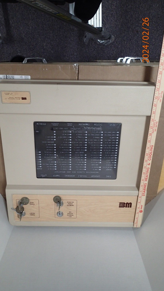 World Electronics Fire Alarm Panel 2085B Rev 2.1