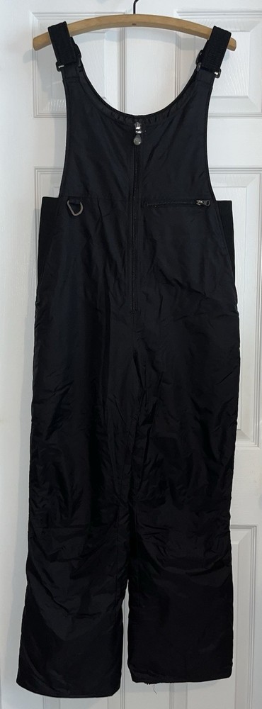 Rawik Snow Bibs Pants Unisex Youth XL Black Overalls Adjustable Outdoor Gear