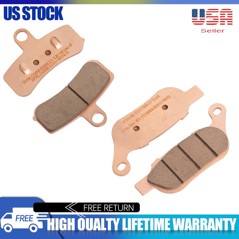 Front Rear Brake Pads for Harley Davidson Fxd Fxdc Dyna Super Glide 2008-2014