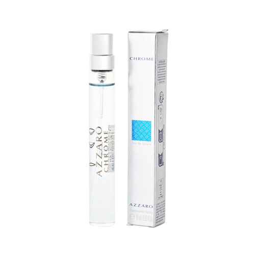 Mini Chrome by Azzaro 0.33 oz EDT Spray Cologne for Men New In Box