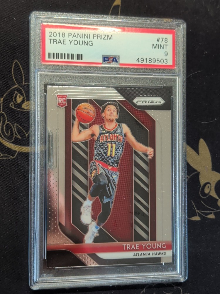 2018-19 Panini Prizm Trae Young Rookie Card #78 PSA 9