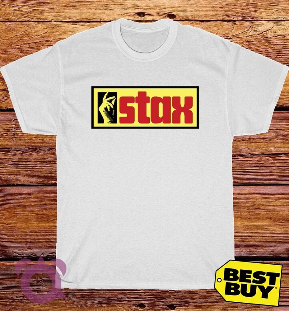 New Stax Record Label Logo American Funny T-Shirt Made In USA Size S to 5XL