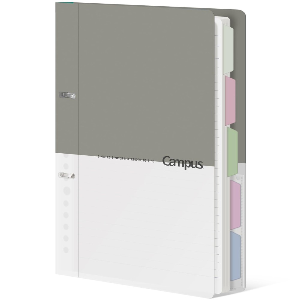 5 Subject Spiral Notebook Journal, Campus 110 Sheets B5 Refillable Notebook w...