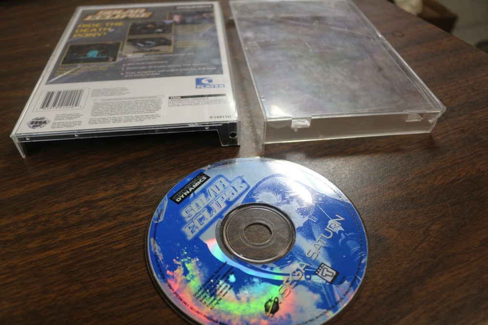 Sega Saturn Solar Eclipse With Original Case