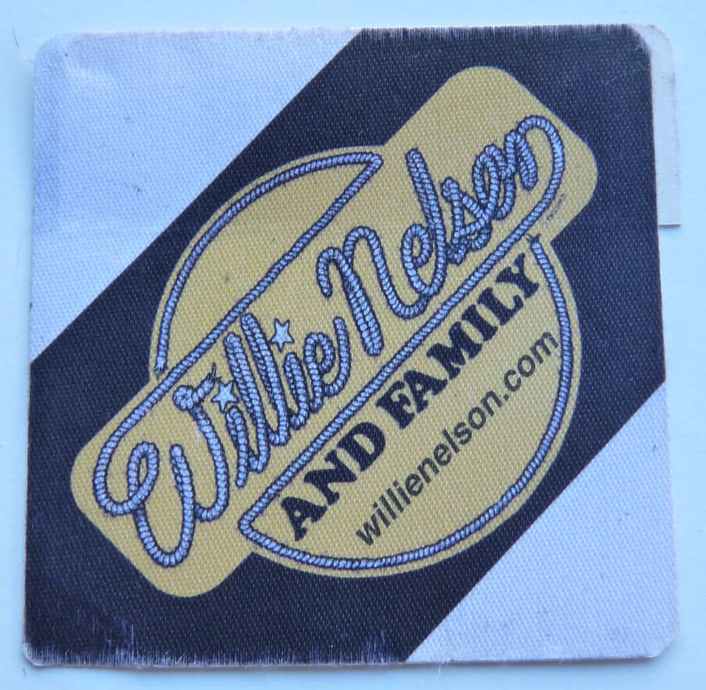 Willie Nelson & Family Vintage 1970's Concert Tour Backstage Pass