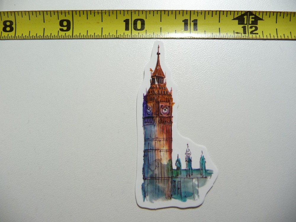 Big Ben London UK Landmark Sticker Decal Parliament Tourist