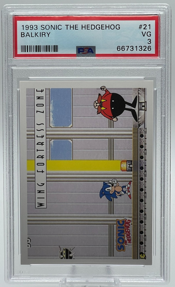 1993 Topps Sonic the Hedgehog #21 Balkiry PSA VG-3 – Graded Non-Sport Card