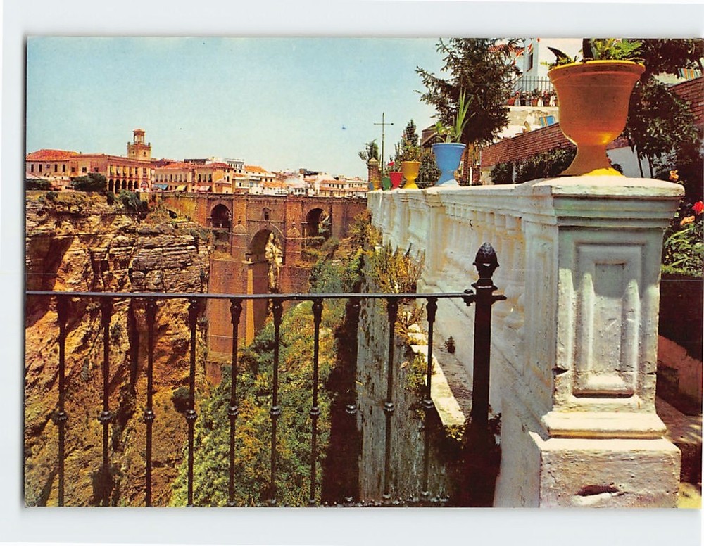 Postcard Nuevo bridge Ronda Spain
