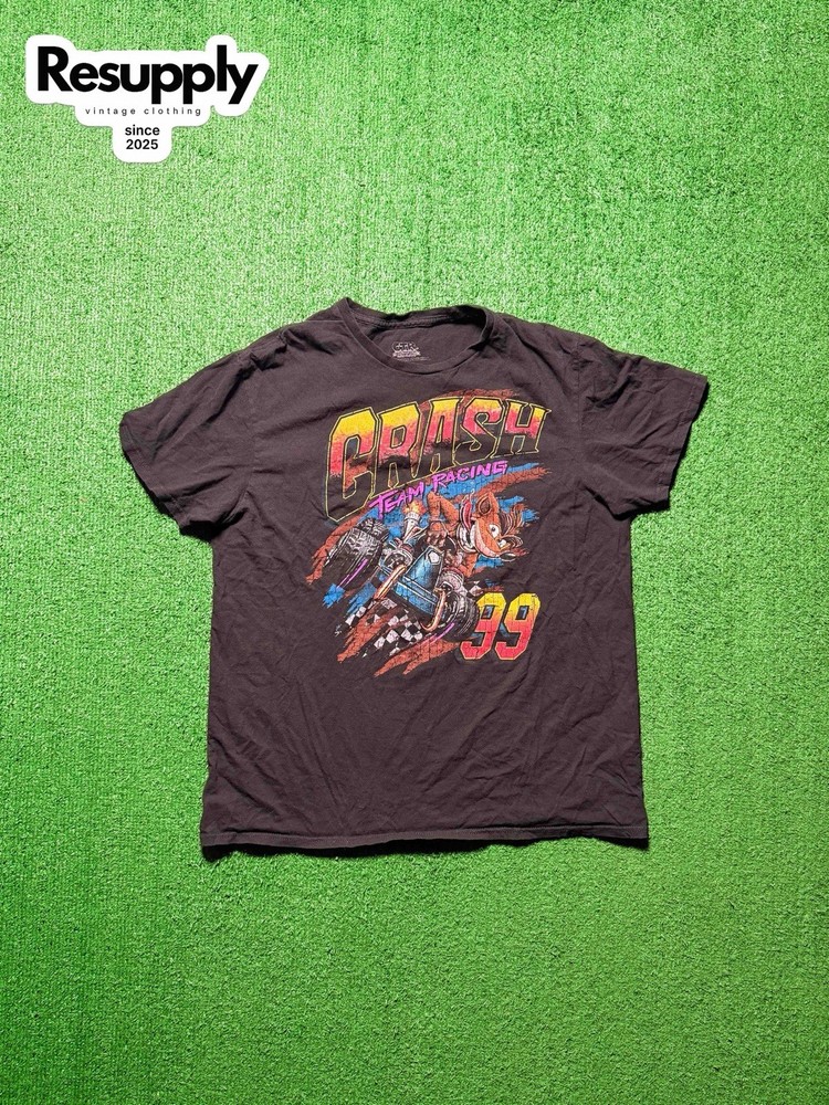 Crash Bandicoot Crash Team 99 Racing Graphic Tee Men’s Size Large