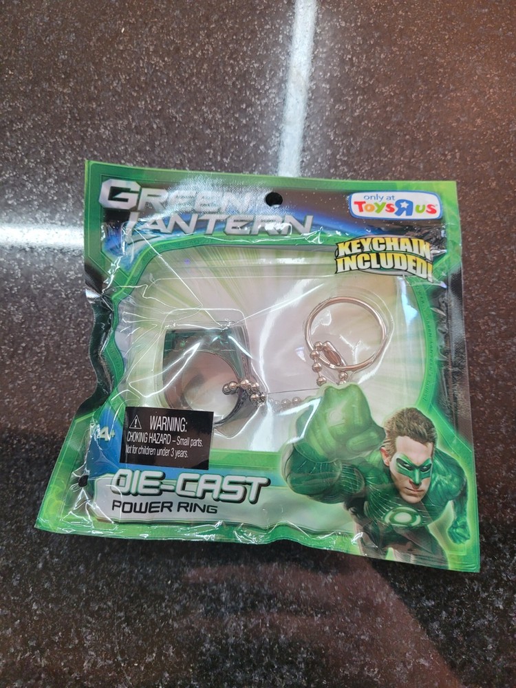 Green Lantern Die-Cast Power Ring Toys R Us Exclusive - New and Sealed