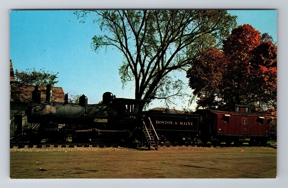 White River Jct-VT-Vermont, Old 494 Steam Locomotive, Vintage Souvenir Postcard