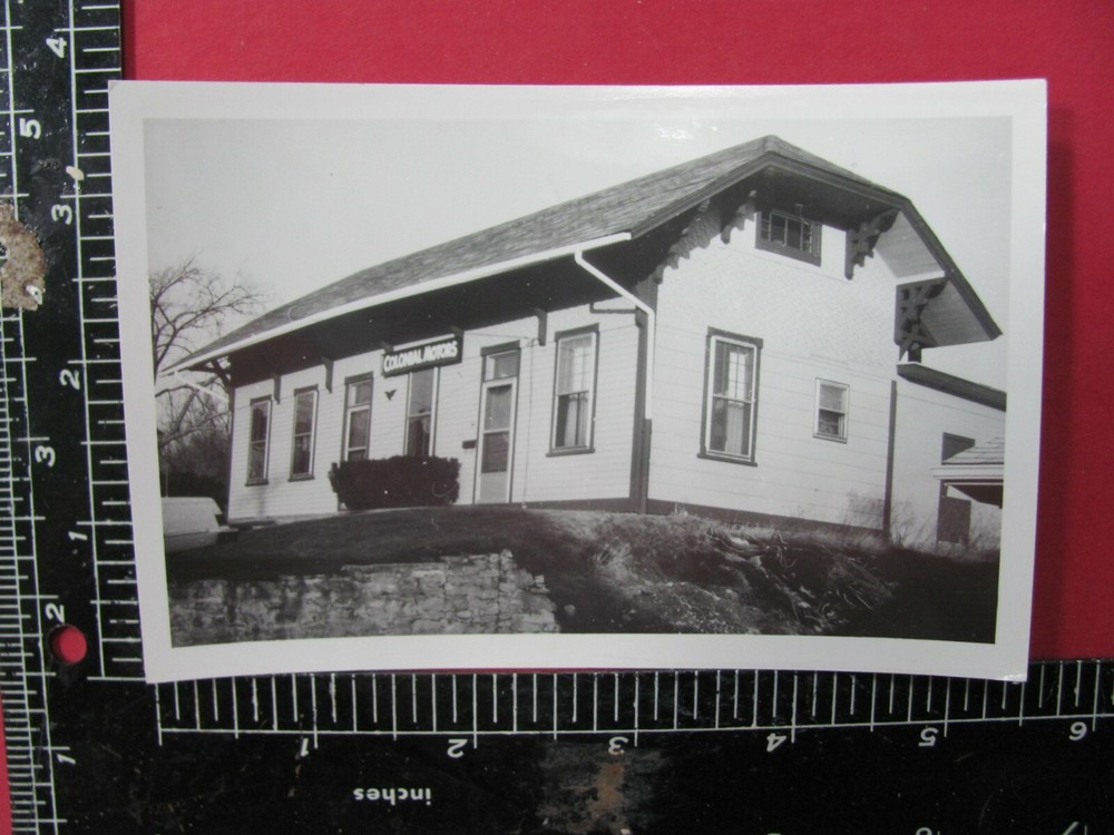 Boston & Albany Railroad Depot Dudley Massachusetts Rppc Postcard Photo