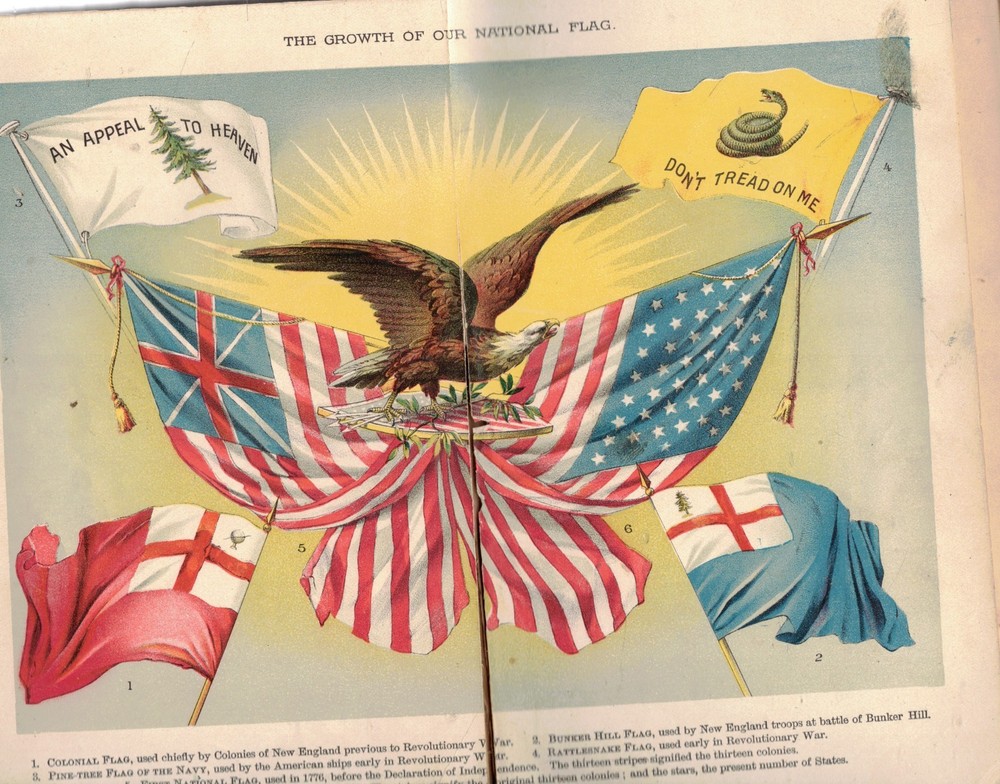 1885 American History Civil War With Color Maps And Great Color Prints First