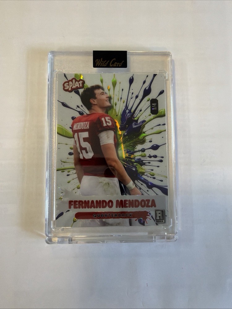 2026 Wild Card Splat Football QB Fernando Mendoza Rookie 1/4