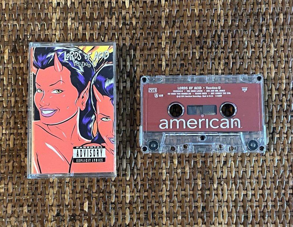 Lords Of Acid - Voodoo-U (Cassette Tape 1994) AMERICAN RECORDINGS
