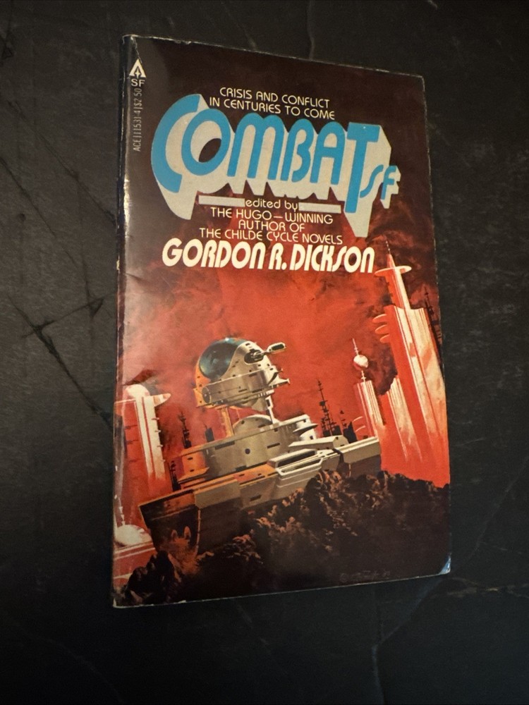 COMBAT SF by Gordon R. Dickson 1981 Ace PB SCI-FI stories Various Authors-image