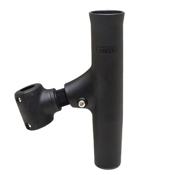 Taco Metals Boat Rod Holder | Clamp-On 1 Inch Nylon Black
