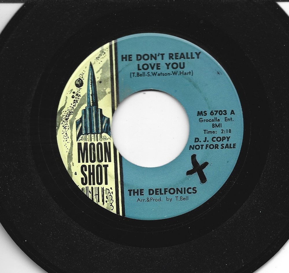 Northern Soul 45 -Delfonics - He Dont Really Love You- Hear - 1967 Dj Moon Shot