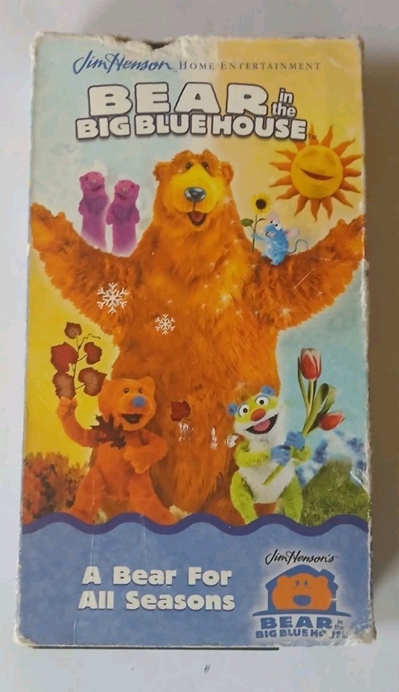 Bear in the Big Blue House A Bear For All Seasons (VHS, 2003) Jim Henson