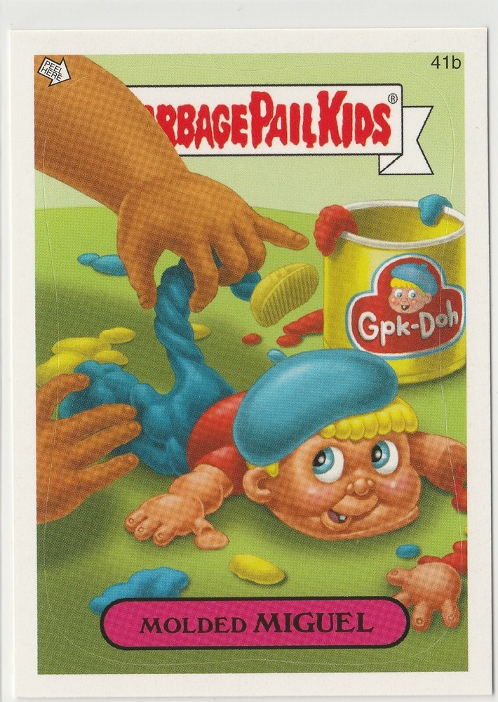 Molded Miguel #41b Garbage Pail Kids GPK 2008 ANS7 All-New Series 7