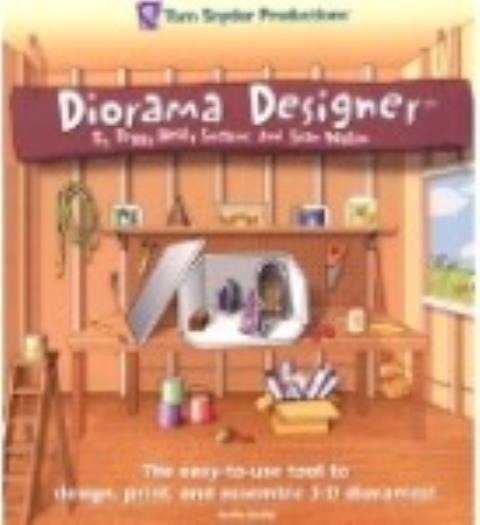 Diorama Designer PC MAC CD design print paper assembled school 3D past history!
