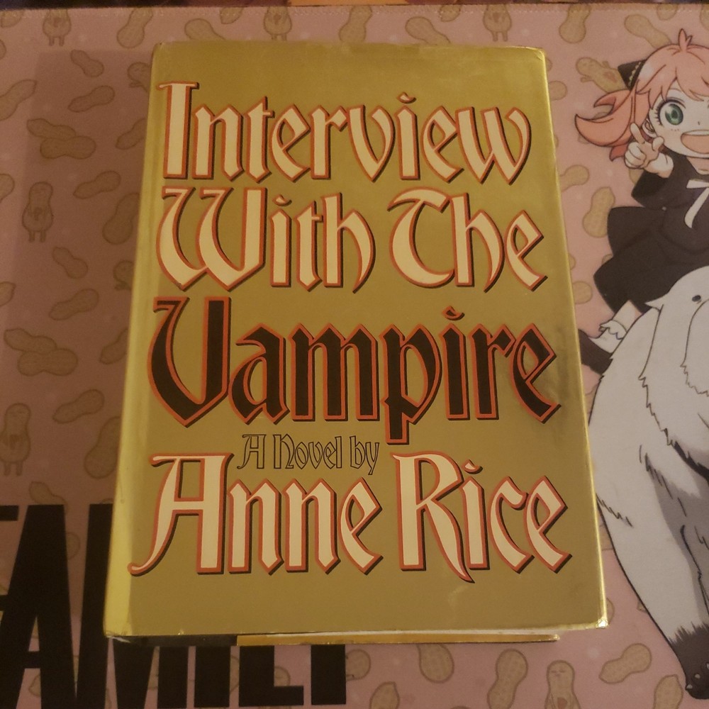 Interview With The Vampire Anne Rice Vintage Hardcovered Book First Edition 1976