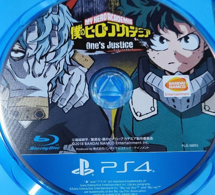 My Hero Academia Ones Justice PlayStation4 PS4 Japan ver Used Tested Disc Only