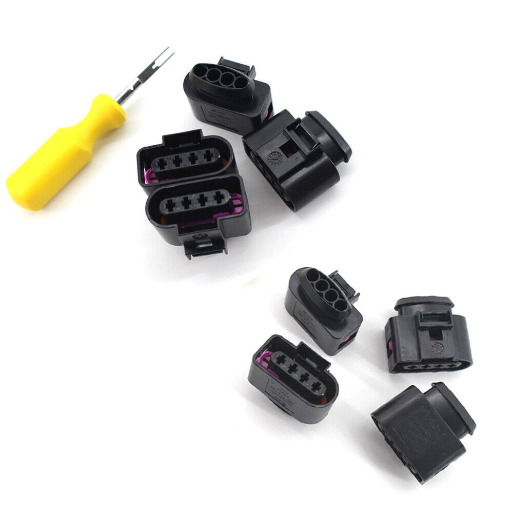 8Pcs Ignition Coil Connector Repair Kit Harness Plug Wiring fit for Audi VW Auto