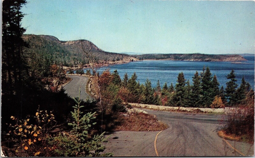 Ocean Drive Otter Cliffs Acadia National Park Mt Desert Island Maine Postcard-image
