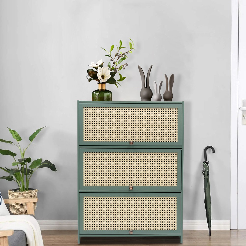 7-Tier Shoe Storage Cabinet Organizer Rack for Entryway Hallway Closet