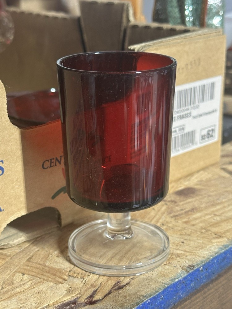 5 France Luminarc ARCOROC RUBY RED 4